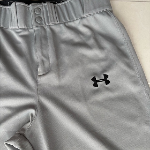 Under Armour Mens Baseball Pants Full Length Gray Size Small - Picture 5 of 8